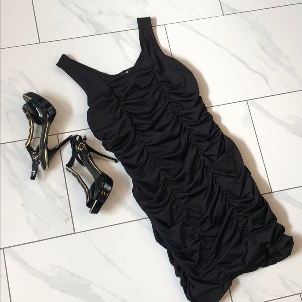 H&M black dress